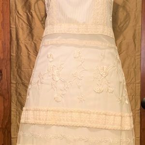 Anthropologie "Odille" December lace dress.